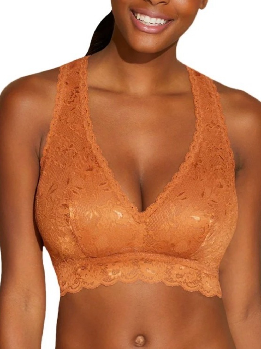 Cosabella Lace Never Say Never 1361 Dark Copper Racerback Beauty Racie Bralette